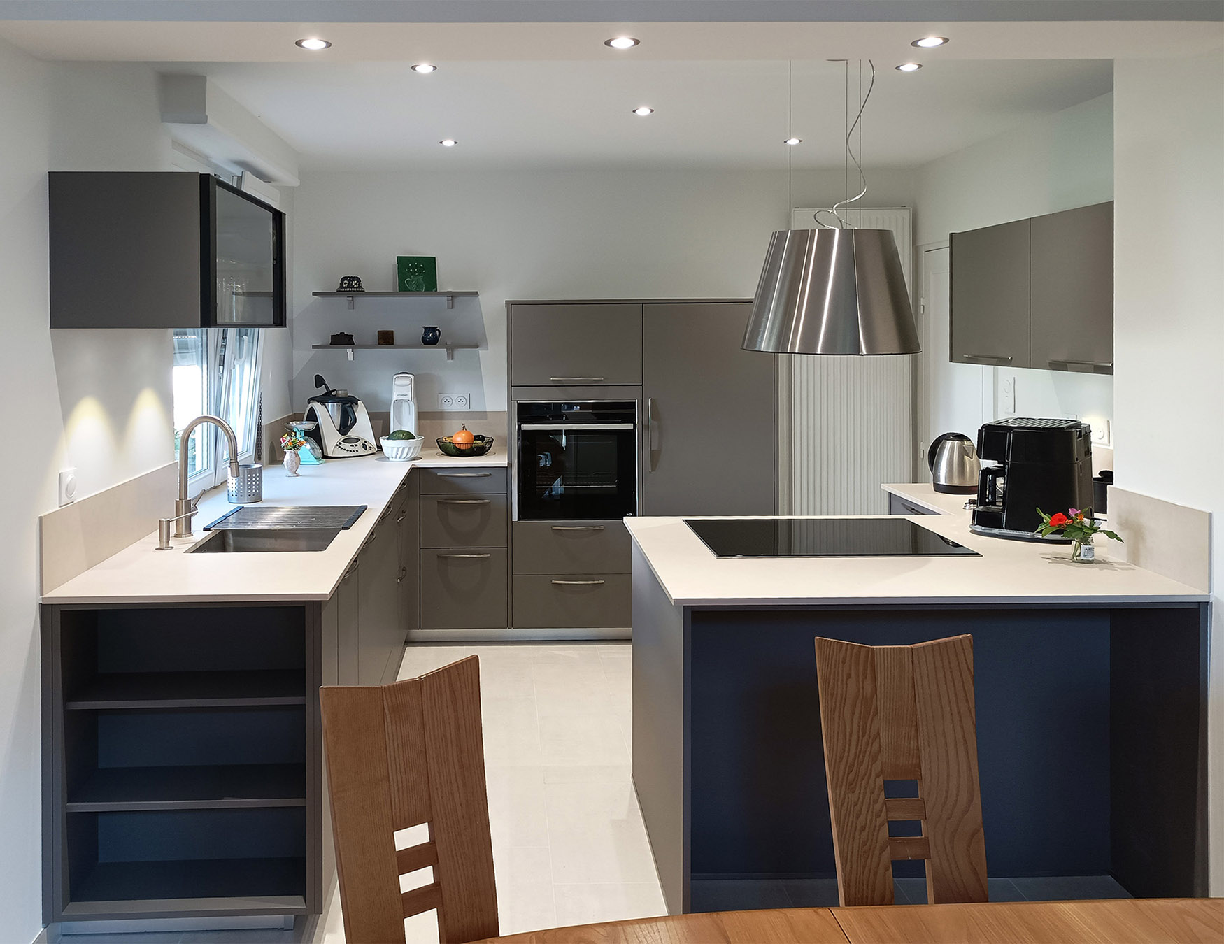 La cuisine de la famille F.<